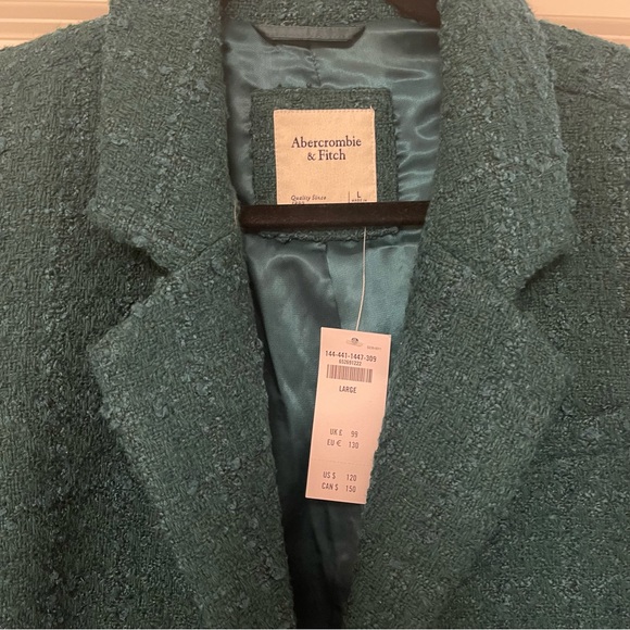 NWT Abercrombie Cropped Tweed Jacket - Picture 4 of 4